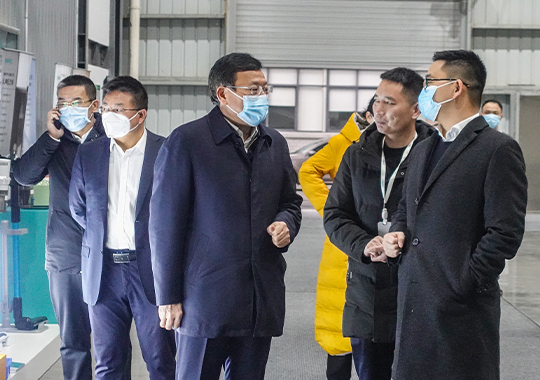 邵陽市委副書記、市長華學(xué)健到企視察